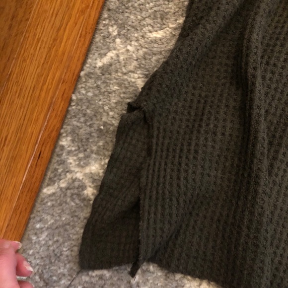 Bundle 3/$15 - AE Waffle Cardigan - Picture 4 of 6